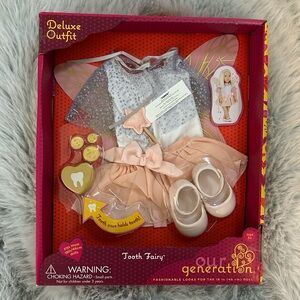 Our Generation Tooth Fairy Outfit & Accessories for 18” dolls - NEW in box!